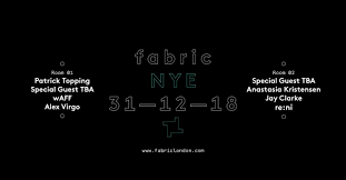 Read more about the article Fabric NYE at Fabric, London on Monday, December 31st