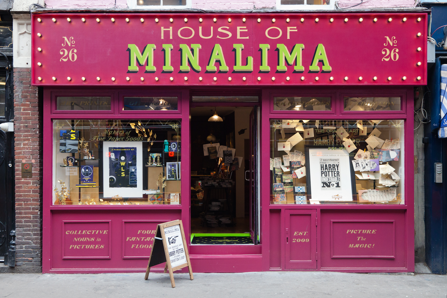 Read more about the article NEW OPENING: House of MinaLima on Greek Street Soho  